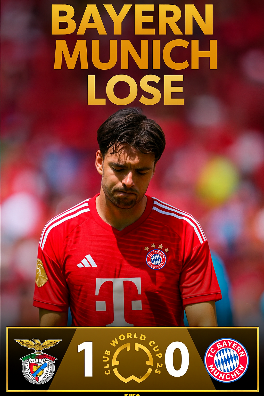 🔴 Bayern Munich Tumbang di Tangan Benfica: 0-1